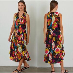 Velvet by Graham & Spencer ANTHROPOLOGIE Women's Ramona Midi Dress Sz S